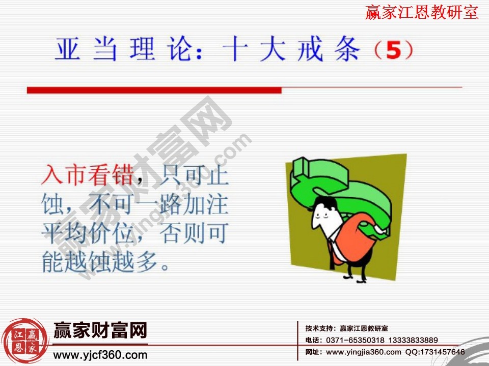 入市看錯(cuò)，只能止損，不可一路加注平均價(jià)位，否則可能月?lián)p越多
