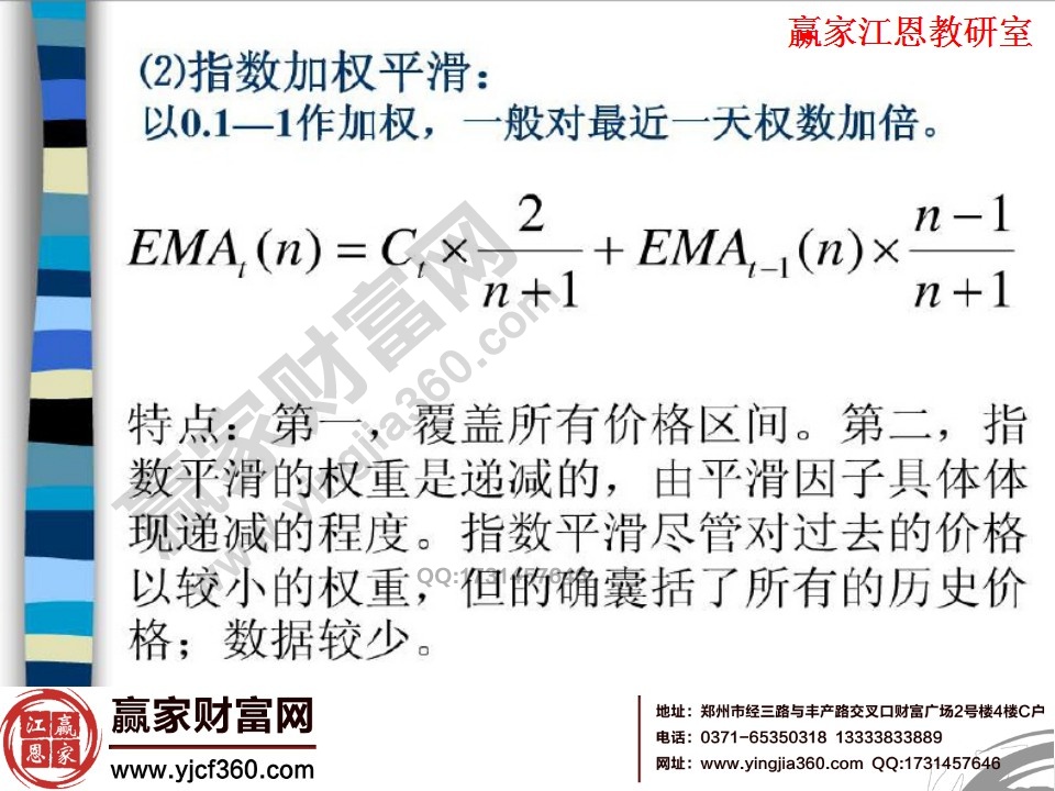 指數加權平滑